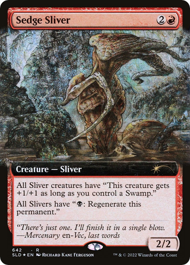 Image for Sedge Sliver (Extended Art) (642) - Magic: The Gathering