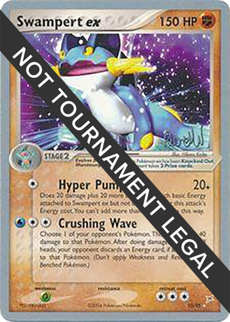 Image for Swampert ex - 2004 (Reed Weichler) (95/95) (WCD) - Pokemon