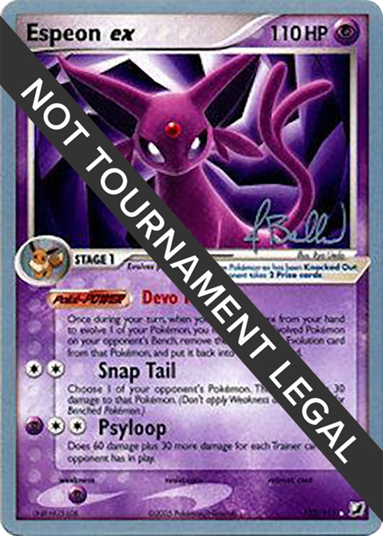 Image for Espeon ex - 2006 (Jimmy Ballard) (102/115) (WCD) - Pokemon