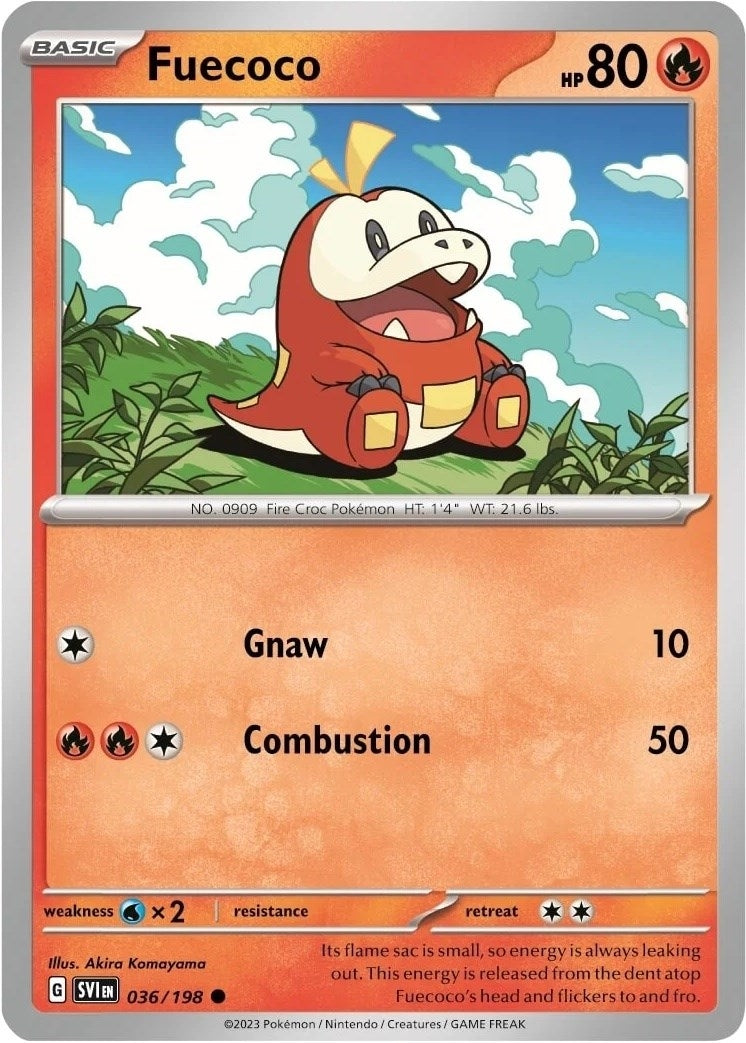 Image for Fuecoco - 036/198 (Mirage Holo) (036/198) (MCAP) - Pokemon