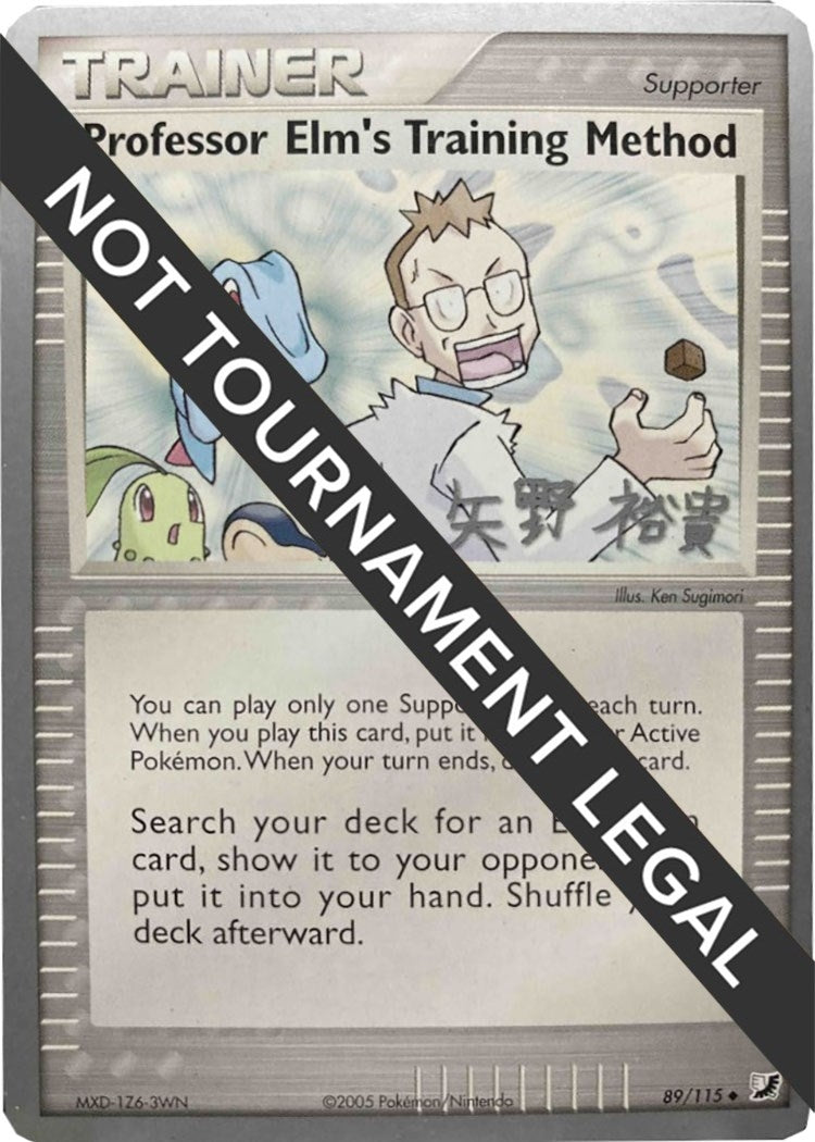 Image for Professor Elm's Training Method - 2006 (Hiroki Yano) (89/115) (WCD) - Pokemon