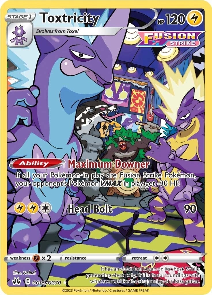 Image for Toxtricity (GG09/GG70) (CRZ:GG) - Pokemon