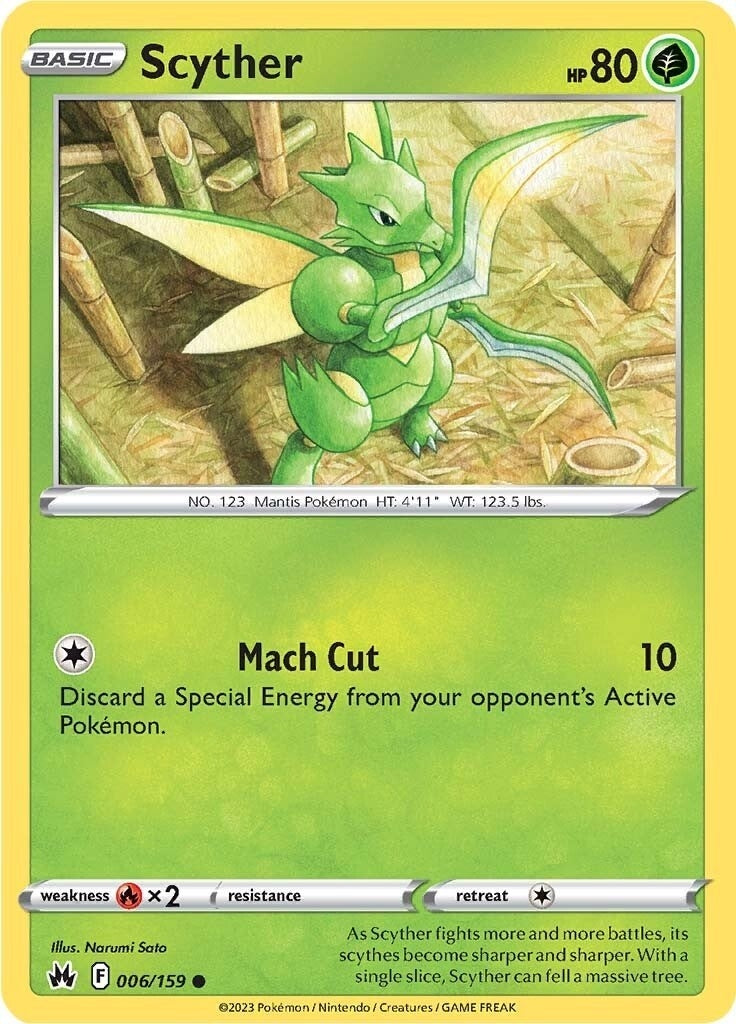 Image for Scyther (006/159) (CRZ) - Pokemon
