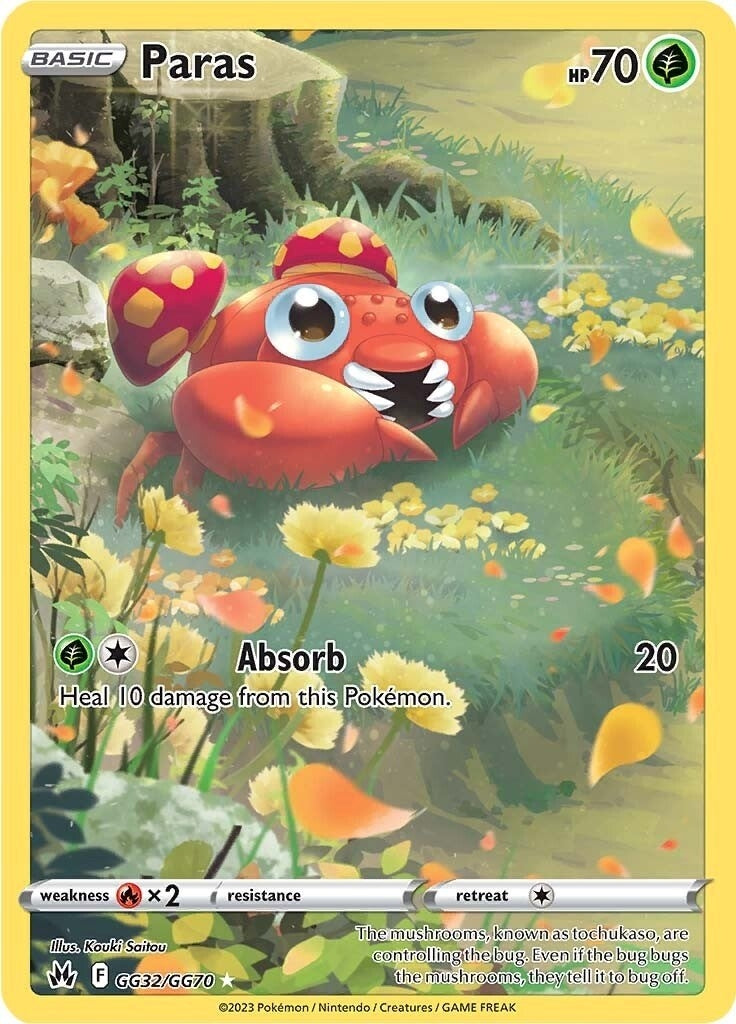 Image for Paras (GG32/GG70) (CRZ:GG) - Pokemon