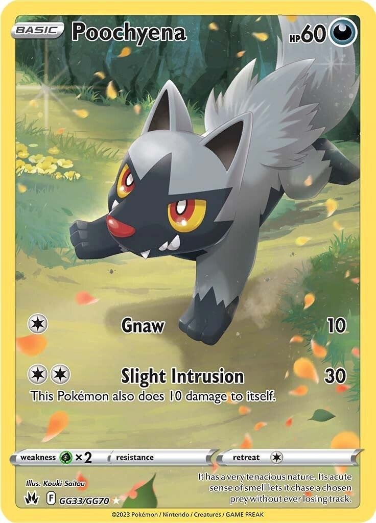Image for Poochyena (GG33/GG70) (CRZ:GG) - Pokemon