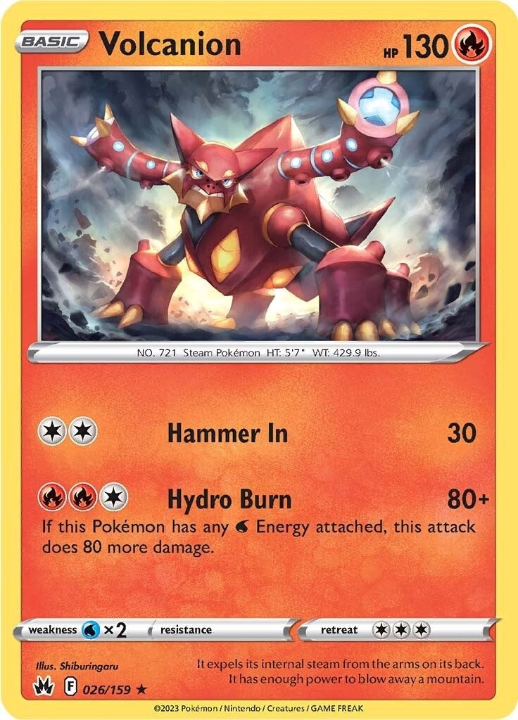 Image for Volcanion (026/159) (CRZ) - Pokemon