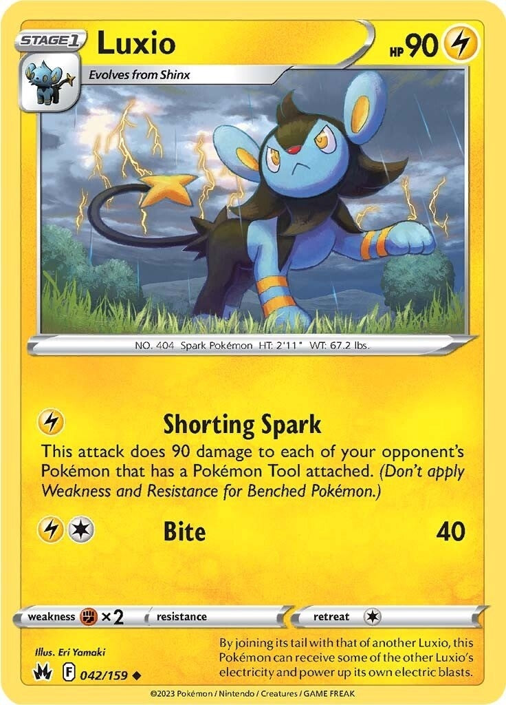 Image for Luxio (42) (042/159) (CRZ) - Pokemon