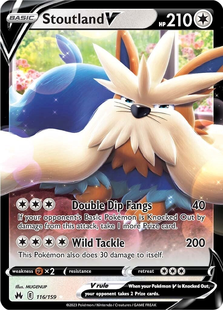 Image for Stoutland V (116/159) (CRZ) - Pokemon