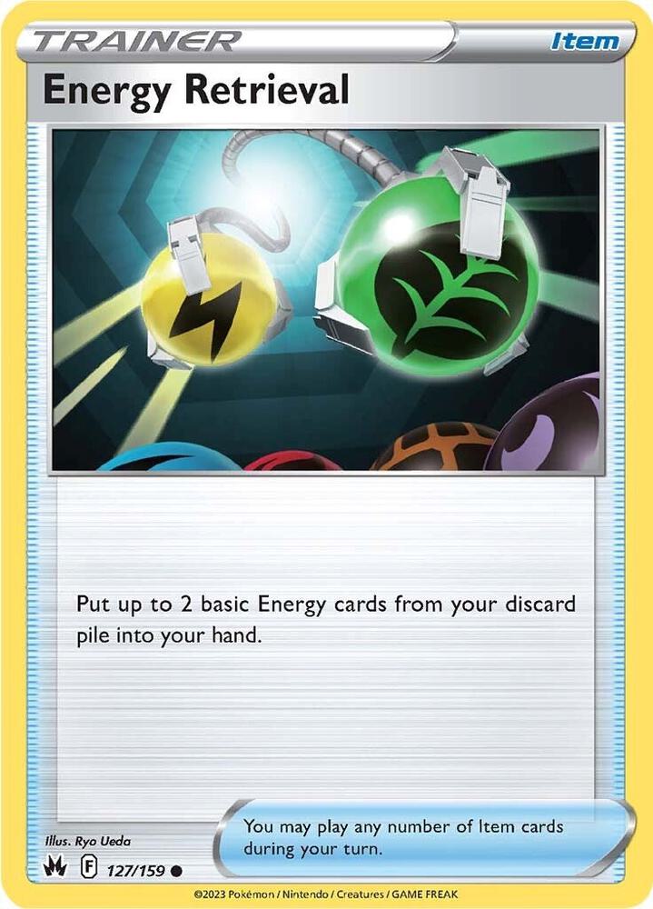 Image for Energy Retrieval (127/159) (CRZ) - Pokemon
