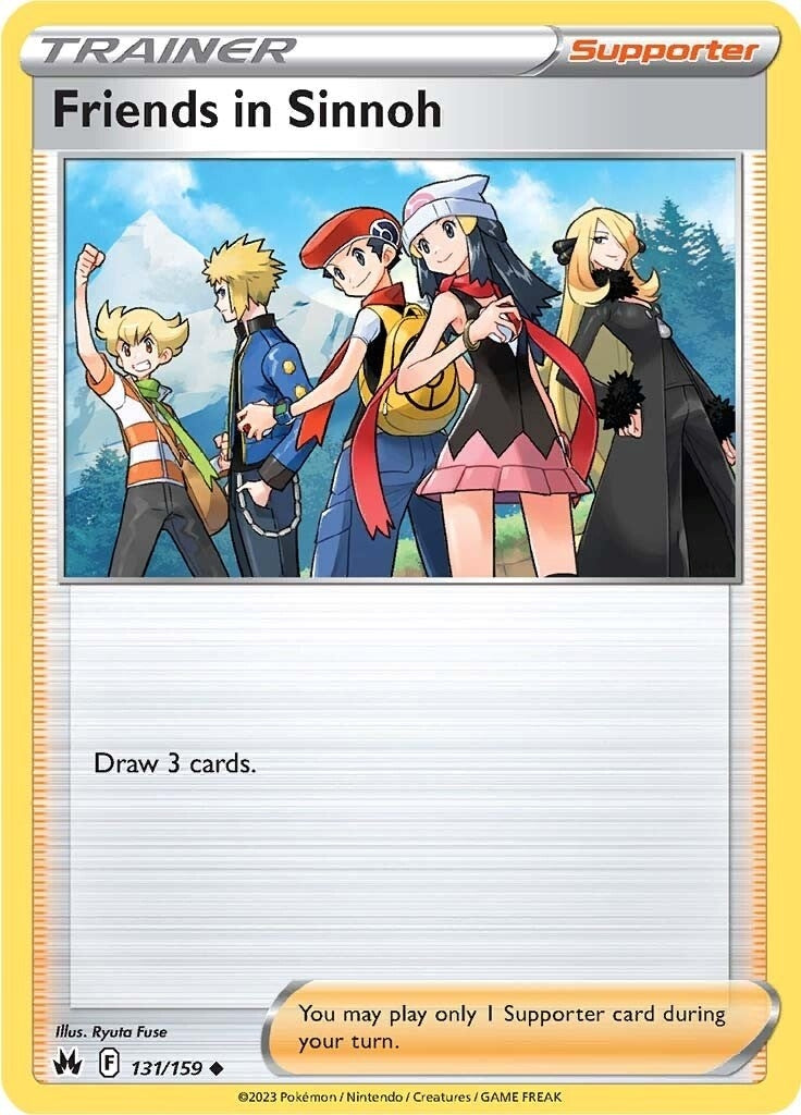 Image for Friends in Sinnoh (131/159) (CRZ) - Pokemon