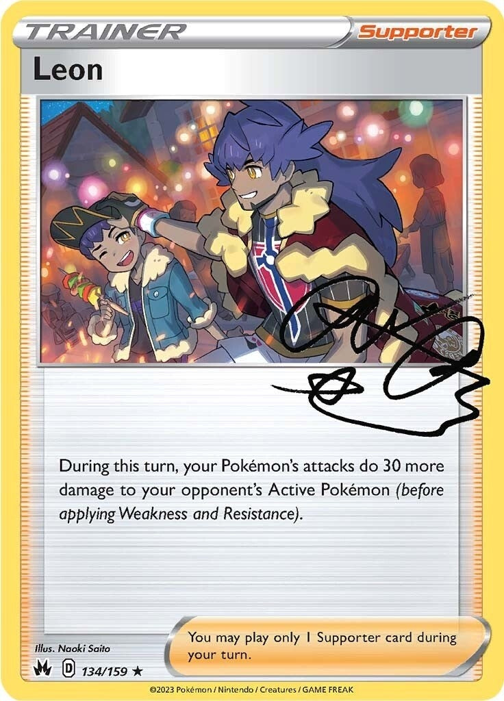 Image for Leon (134/159) (CRZ) - Pokemon