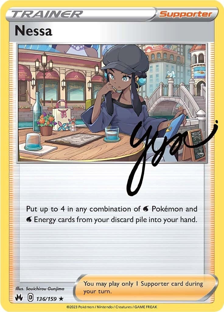Image for Nessa (136/159) (CRZ) - Pokemon