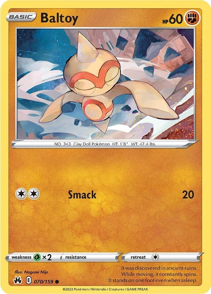 Image for Baltoy (070/159) (CRZ) - Pokemon