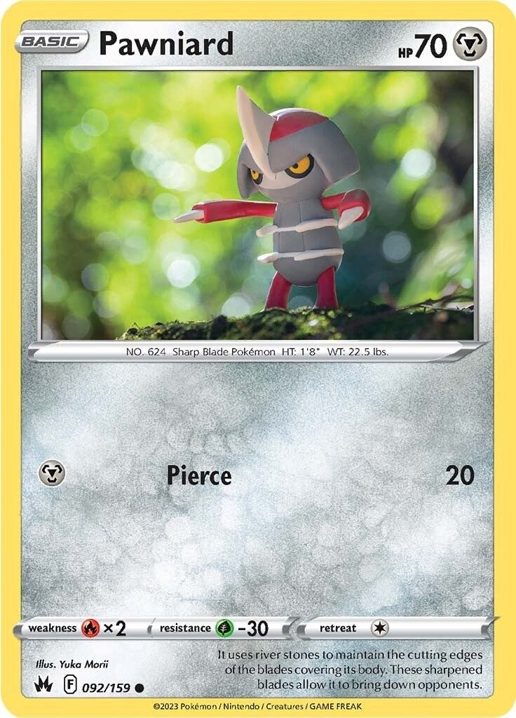 Image for Pawniard (92) (092/159) (CRZ) - Pokemon