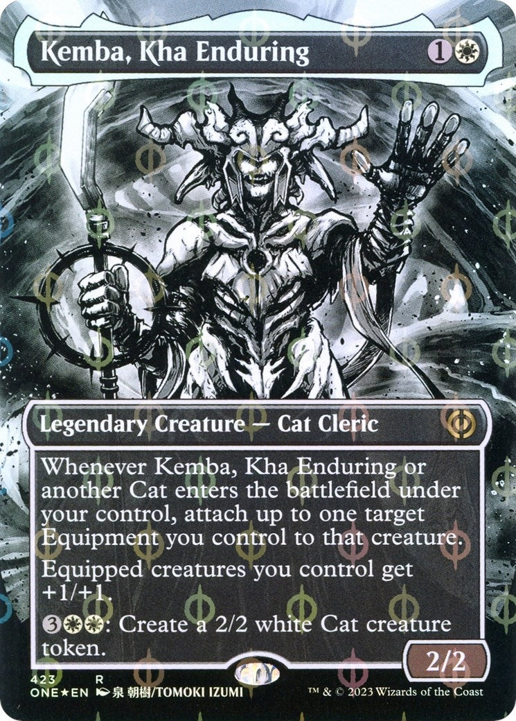 Image for Kemba, Kha Enduring (Borderless) (Step-and-Compleat Foil) (423) - Magic: The Gathering