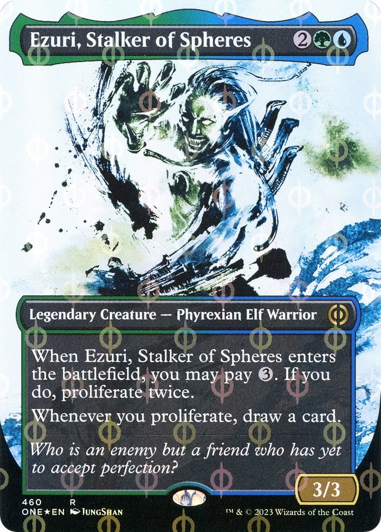 Image for Ezuri, Stalker of Spheres (Showcase) (Step-and-Compleat Foil) (460) - Magic: The Gathering