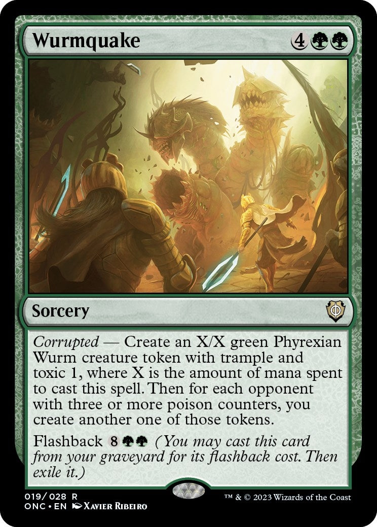 Image for Wurmquake (19) (ONC) - Magic: The Gathering
