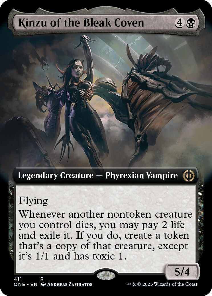 Image for Kinzu of the Bleak Coven (Extended Art) (411) - Magic: The Gathering