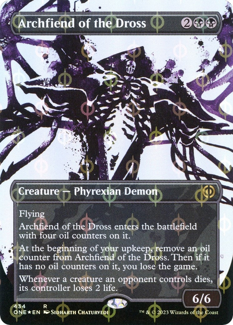 Image for Archfiend of the Dross (Showcase) (Step-and-Compleat Foil) (434) (ONE) - Magic: The Gathering