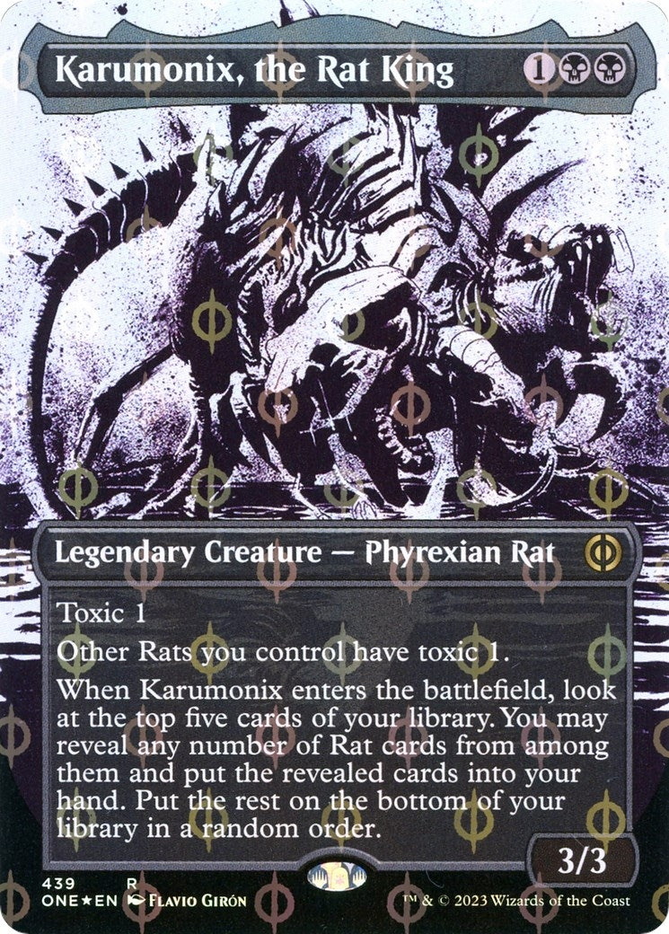 Image for Karumonix, the Rat King (Showcase) (Step-and-Compleat Foil) (439) - Magic: The Gathering