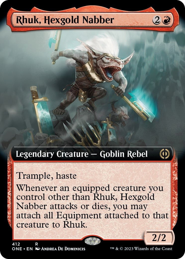 Image for Rhuk, Hexgold Nabber (Extended Art) (412) - Magic: The Gathering