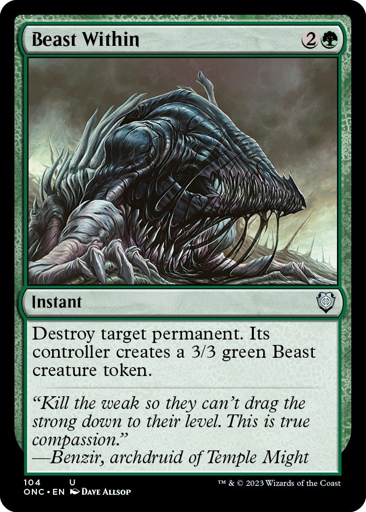 Image for Beast Within (104) (ONC) - Magic: The Gathering