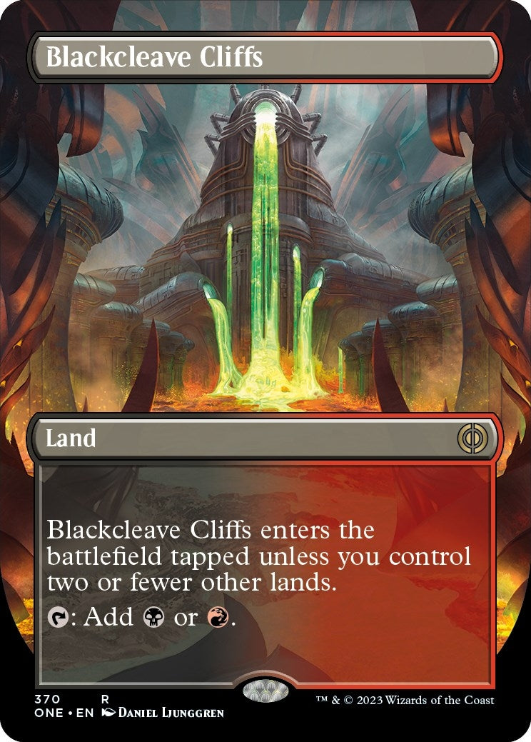 Image for Blackcleave Cliffs (Borderless) (370) - Magic: The Gathering