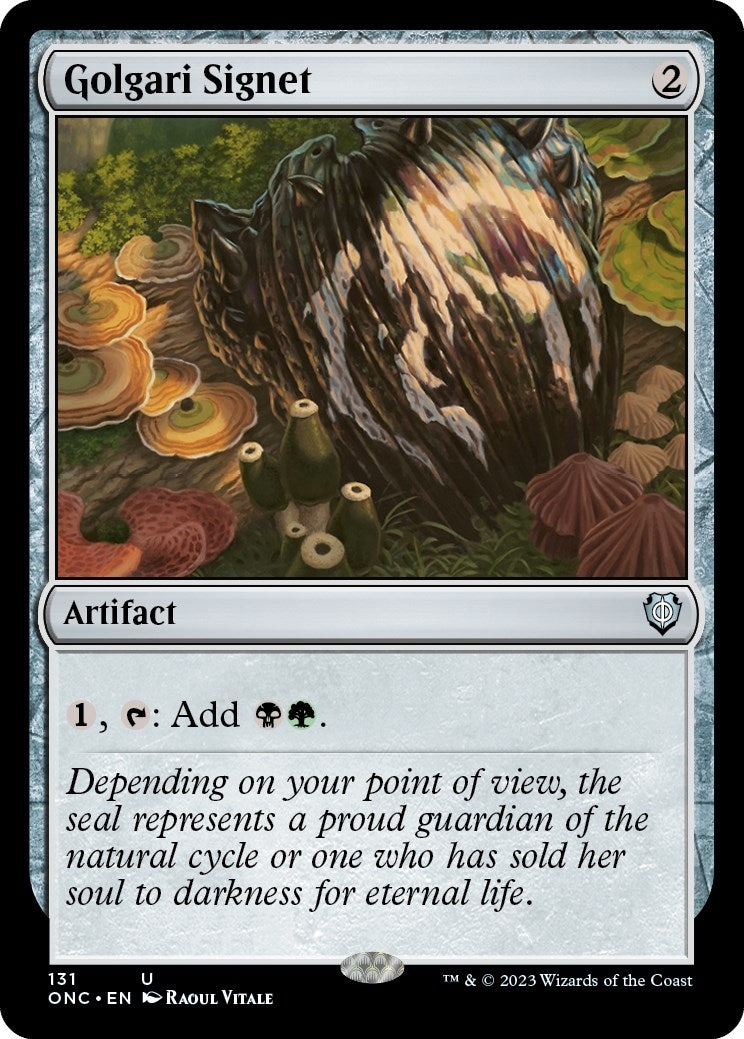 Image for Golgari Signet (131) (ONC) - Magic: The Gathering