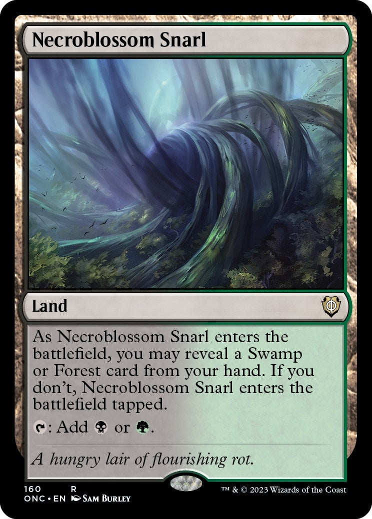 Image for Necroblossom Snarl (160) (ONC) - Magic: The Gathering