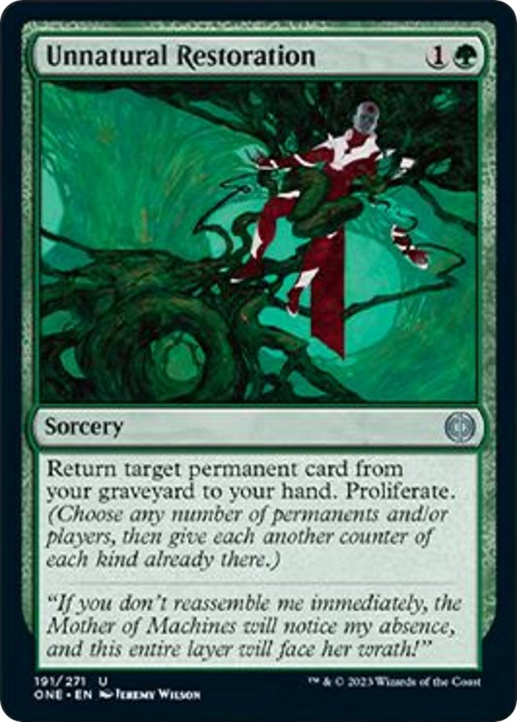 Image for Unnatural Restoration (191) - Magic: The Gathering