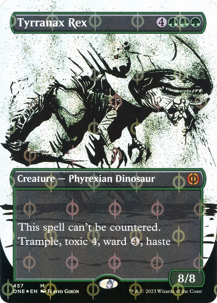 Image for Tyrranax Rex (Showcase) (Step-and-Compleat Foil) (457) - Magic: The Gathering