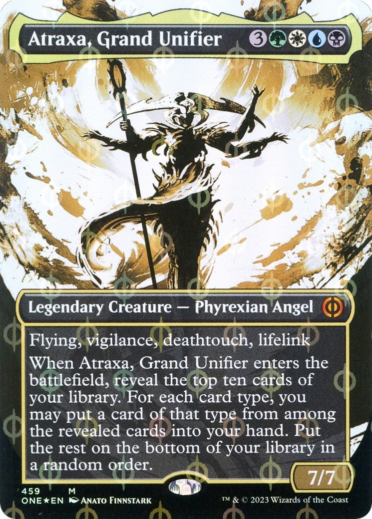 Image for Atraxa, Grand Unifier (Showcase) (Step-and-Compleat Foil) (459) - Magic: The Gathering