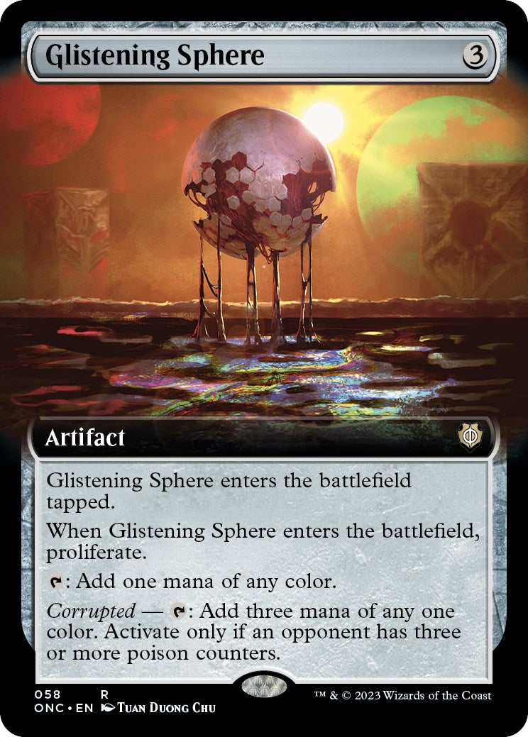 Image for Glistening Sphere (Extended Art) (58) (ONC) - Magic: The Gathering