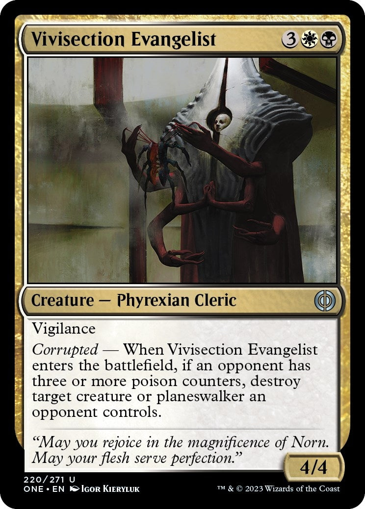 Image for Vivisection Evangelist (220) - Magic: The Gathering