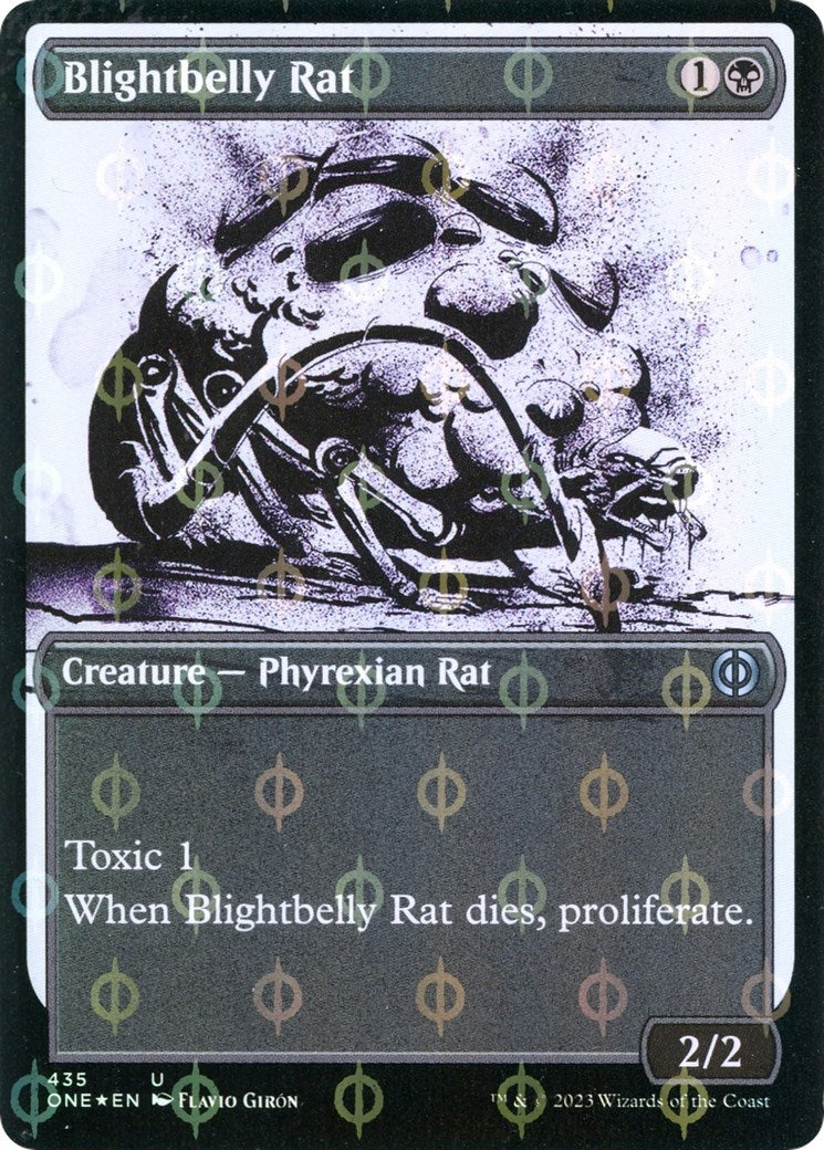 Image for Blightbelly Rat (Showcase) (Step-and-Compleat Foil) (435) - Magic: The Gathering