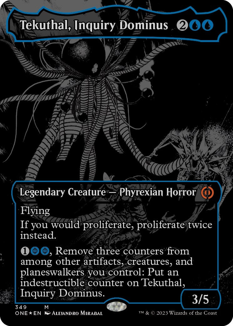 Image for Tekuthal, Inquiry Dominus (Oil Slick Raised Foil) (349) - Magic: The Gathering