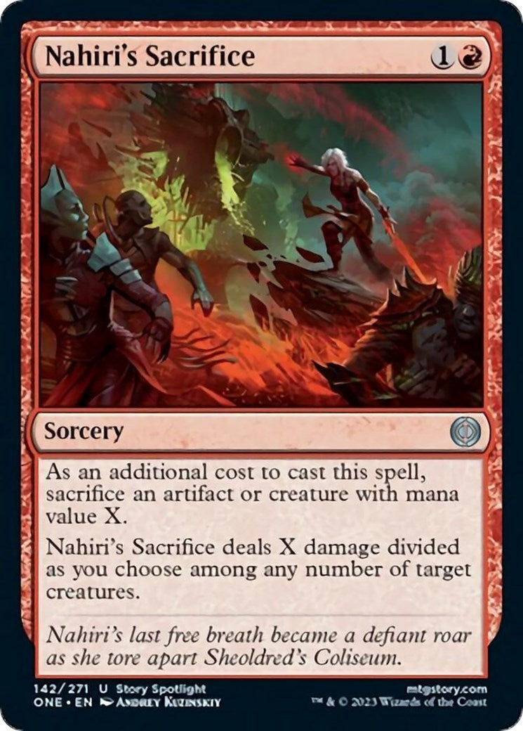 Image for Nahiri's Sacrifice (142) - Magic: The Gathering