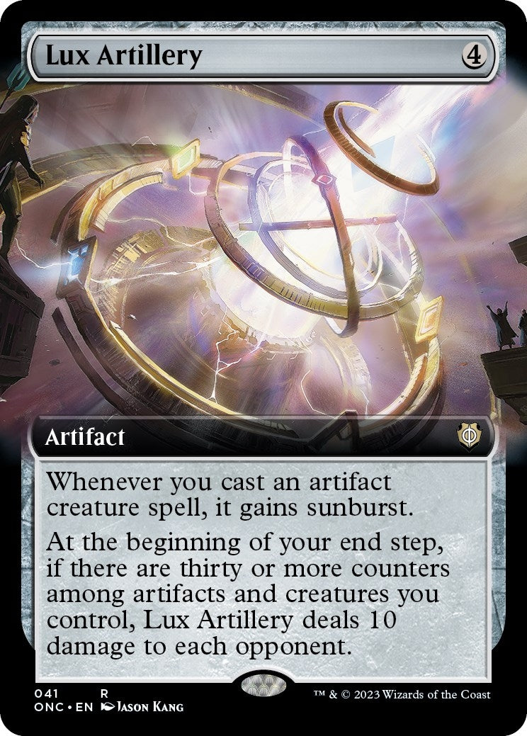 Image for Lux Artillery (Extended Art) (41) (ONC) - Magic: The Gathering