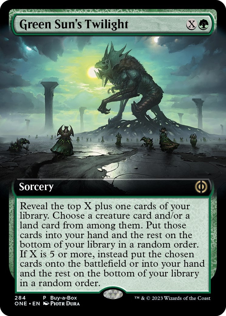 Image for Green Sun's Twilight (Extended Art) (284) (BABP) - Magic: The Gathering
