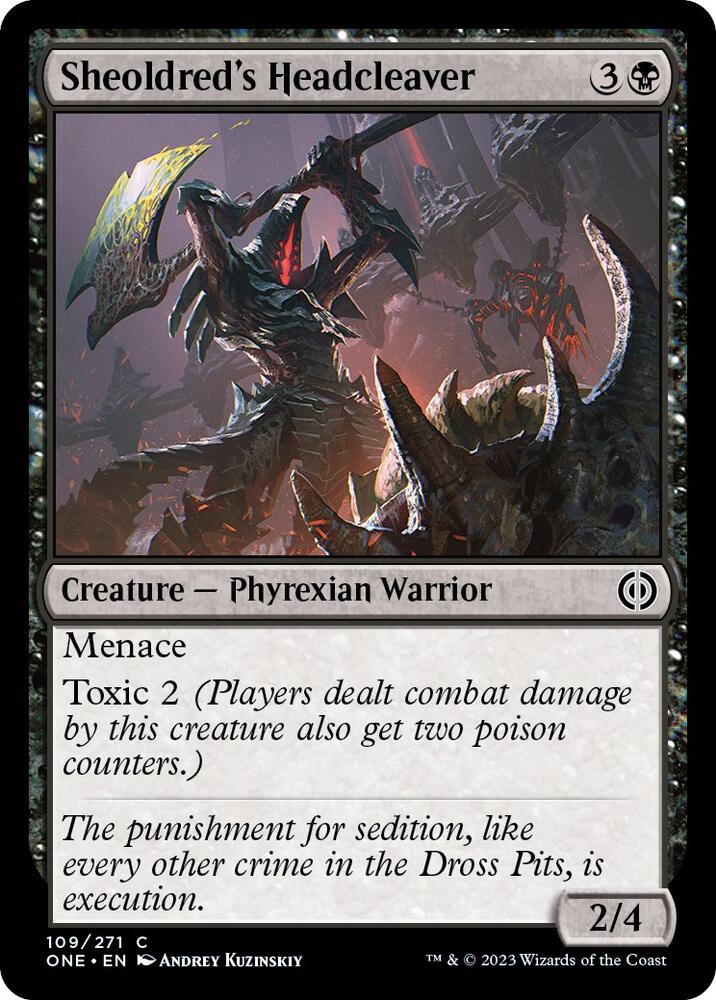 Image for Sheoldred's Headcleaver (109) - Magic: The Gathering