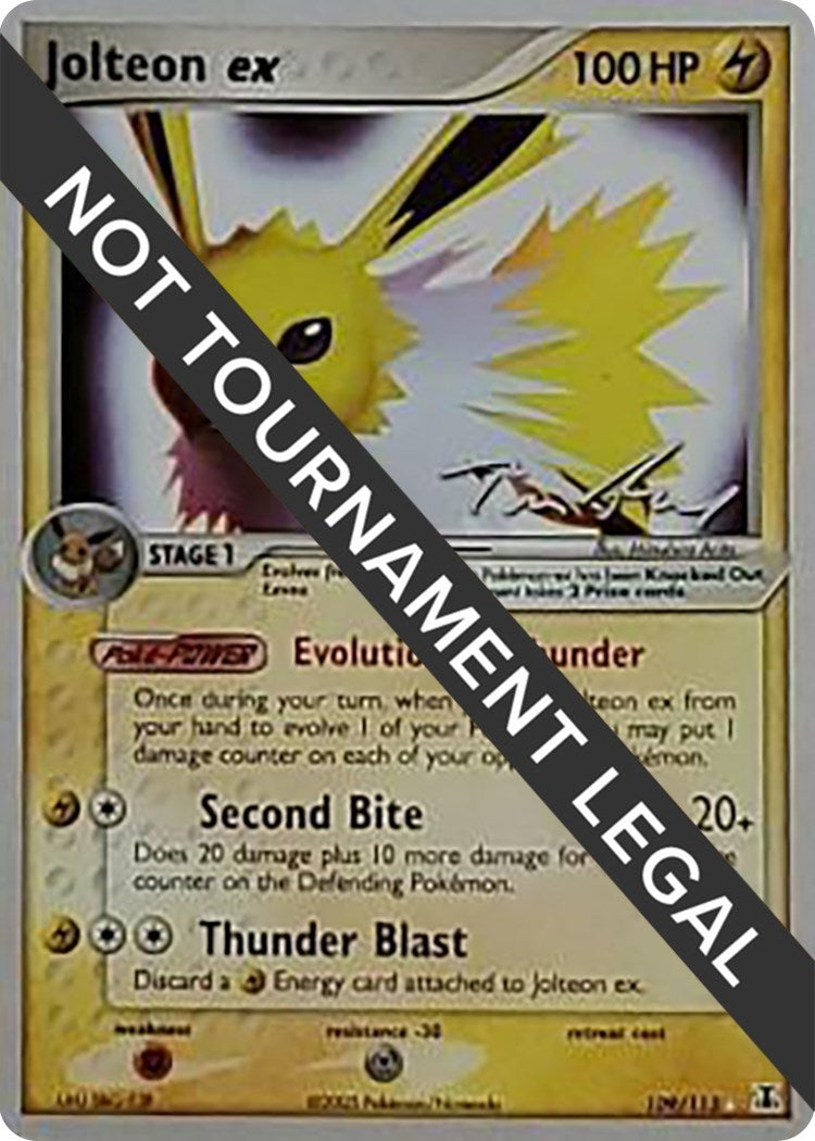 Image for Jolteon ex - 2007 (Tom Roos) (109/113) (WCD) - Pokemon