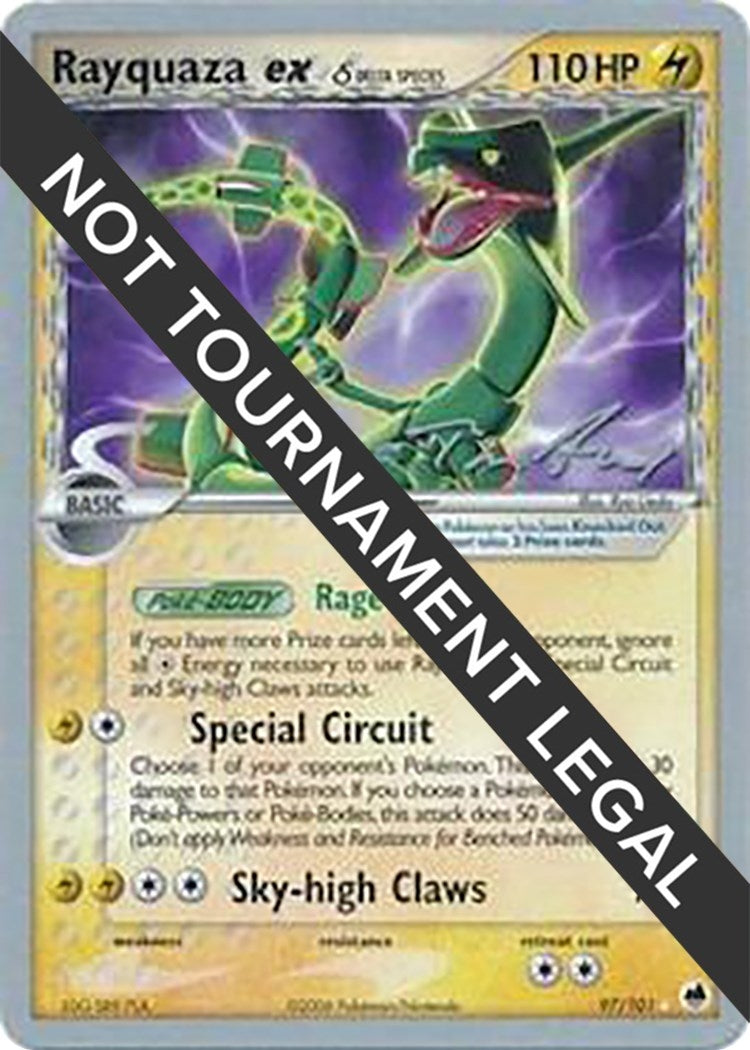 Image for Rayquaza ex (Delta Species) - 2007 (Tom Roos) (97/101) (WCD) - Pokemon