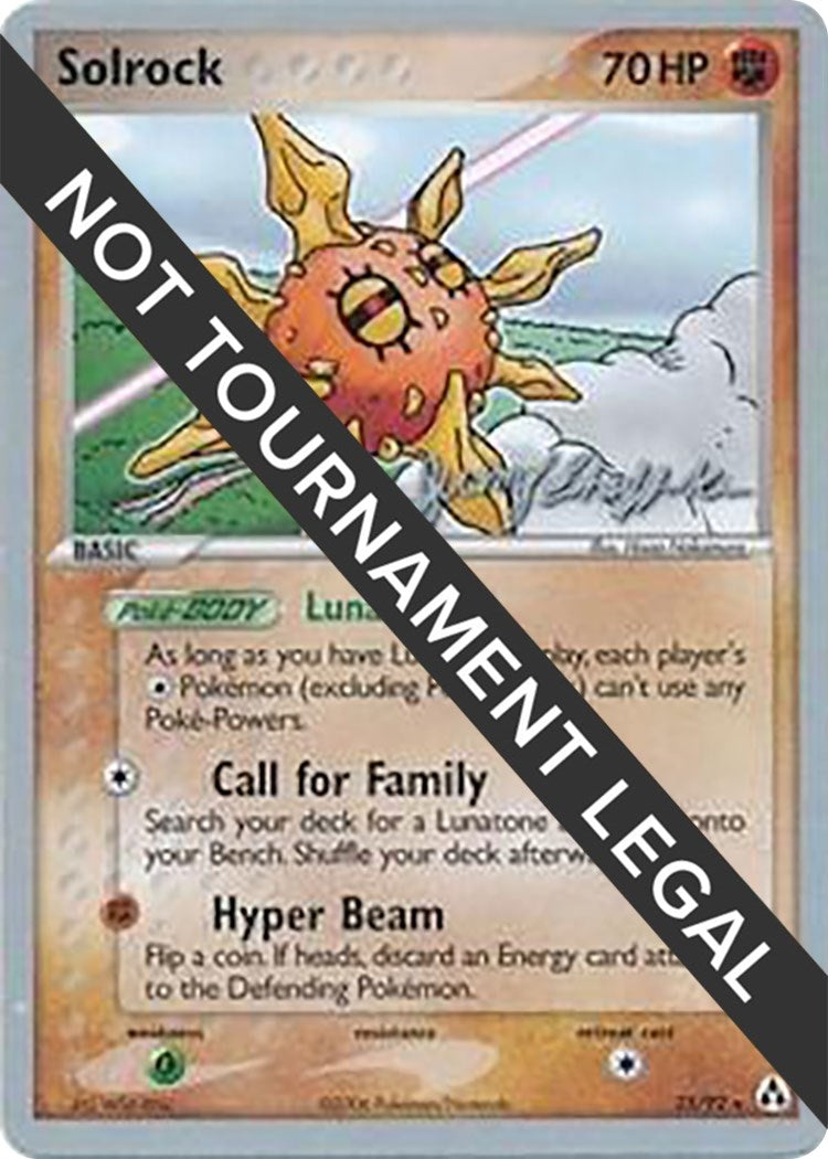 Image for Solrock (25) - 2007 (Jeremy Scharff-Kim) (25/92) (WCD) - Pokemon