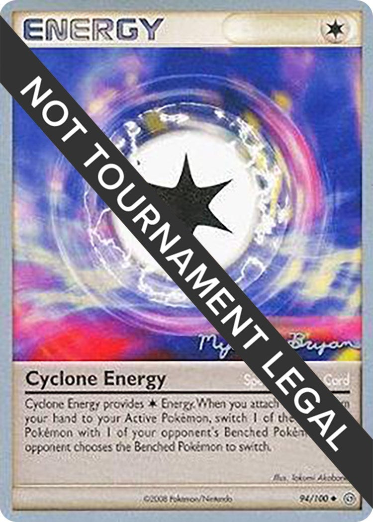 Image for Cyclone Energy - 2010 (Mychael Bryan) (94/100) (WCD) - Pokemon