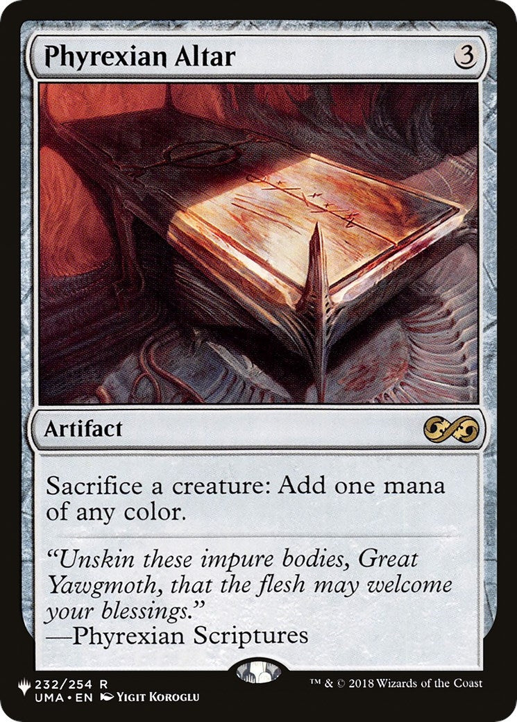 Image for Phyrexian Altar (232/254) - Magic: The Gathering