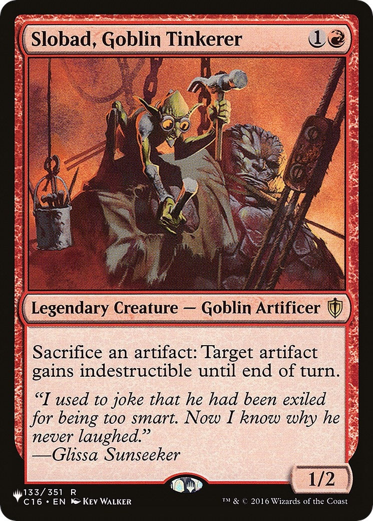 Image for Slobad, Goblin Tinkerer (133/351) - Magic: The Gathering
