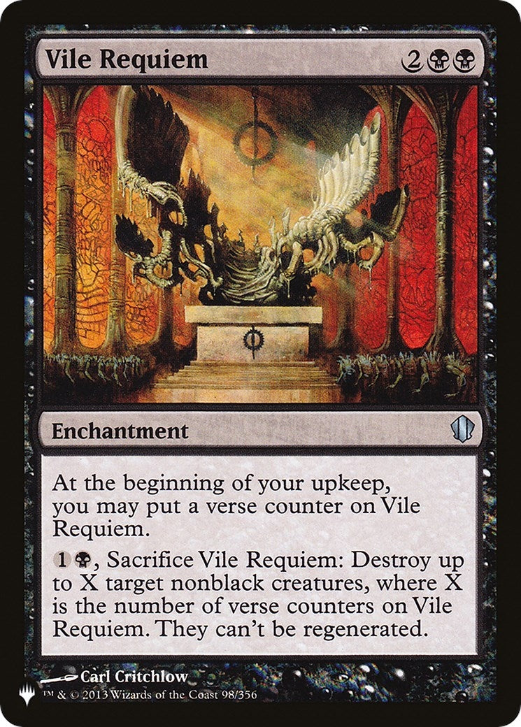 Image for Vile Requiem (C13) (98/356) (LIST) - Magic: The Gathering