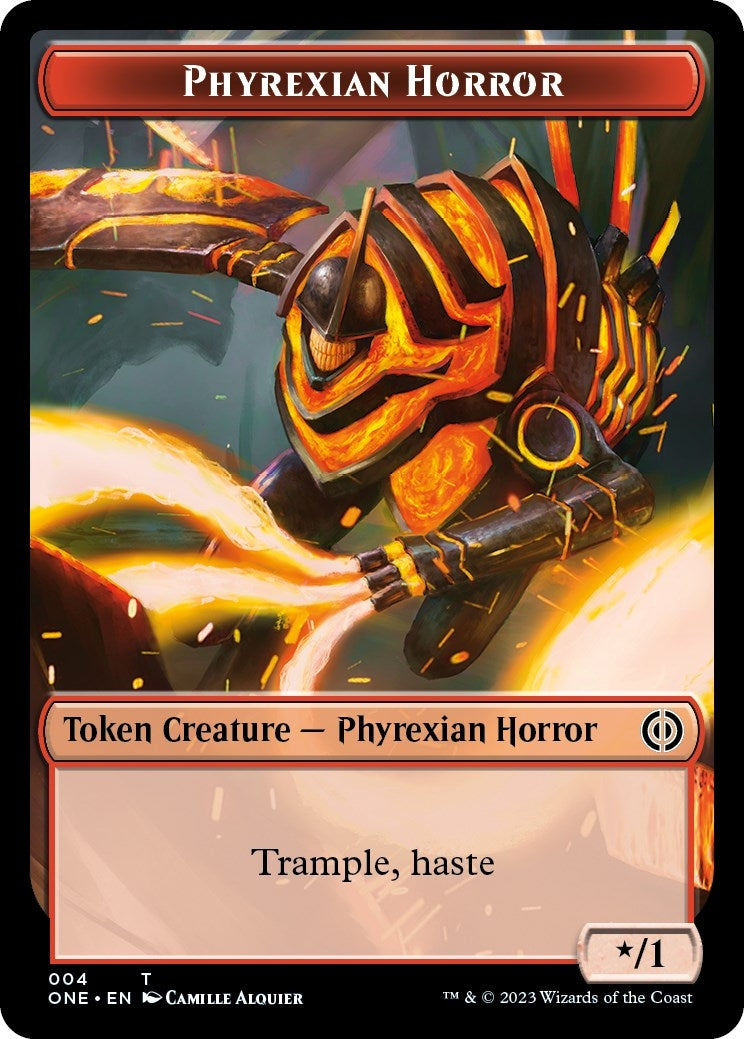 Image for Phyrexian Horror Token (004) (4) - Magic: The Gathering