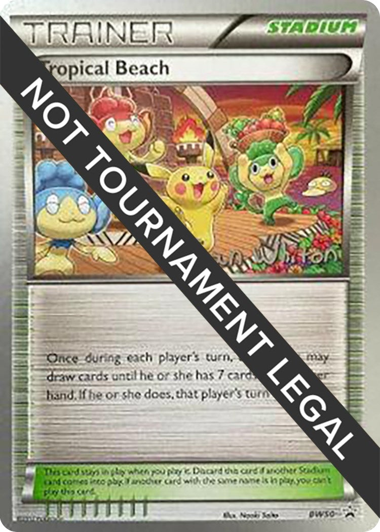 Image for Tropical Beach - 2013 (Ian Whiton) (BW50) (WCD) - Pokemon