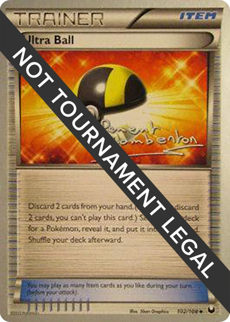 Image for Ultra Ball - 2013 (Clement Lamberton) (102/108) (WCD) - Pokemon